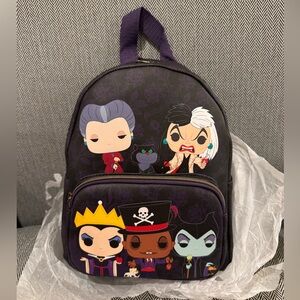 Funko Pop! Disney Villians mini backpack NWT